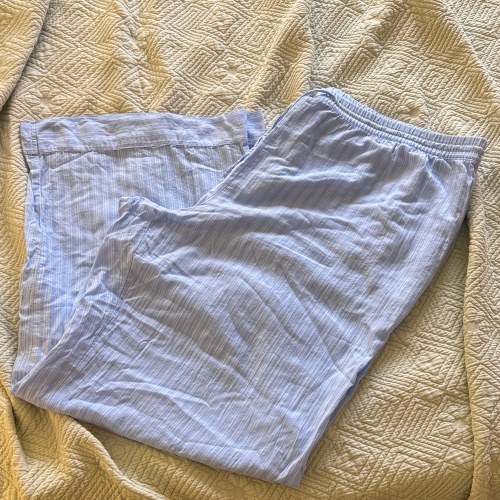 Women’s Striped Cotton Blend Pajama Pants - Stars Above - XL